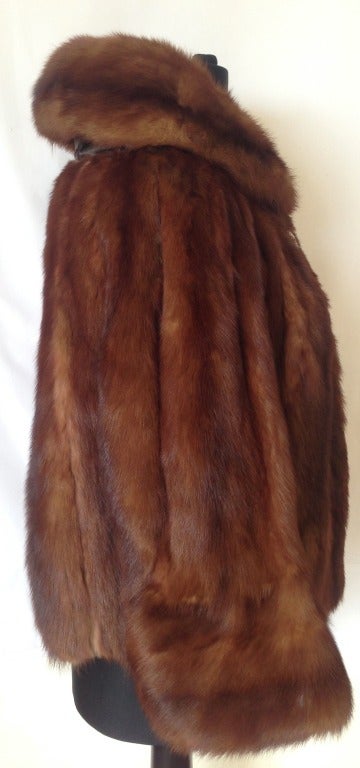 Henri Bordand Sable Fur coat For Sale 4