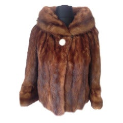 Vintage Henri Bordand Sable Fur coat