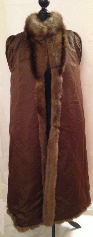 Rare Bargouzine Sable Fur coat