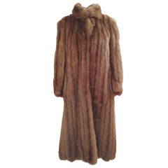 Retro Rare Bargouzine Sable Fur coat
