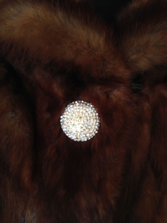 Henri Bordand Sable Fur coat For Sale 5
