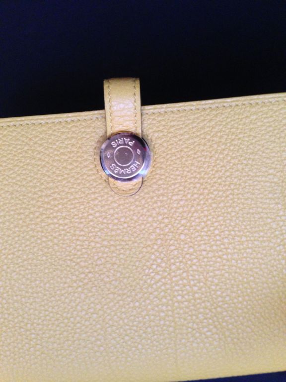 Hermes Dogon wallet Jaune d’Or In New Condition In Paris, FR