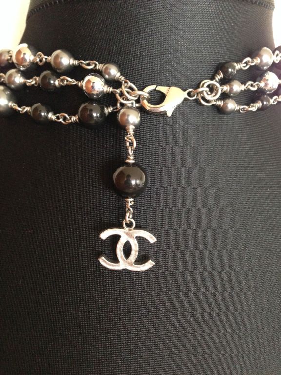 Chanel necklace Sautoir Pearls 1