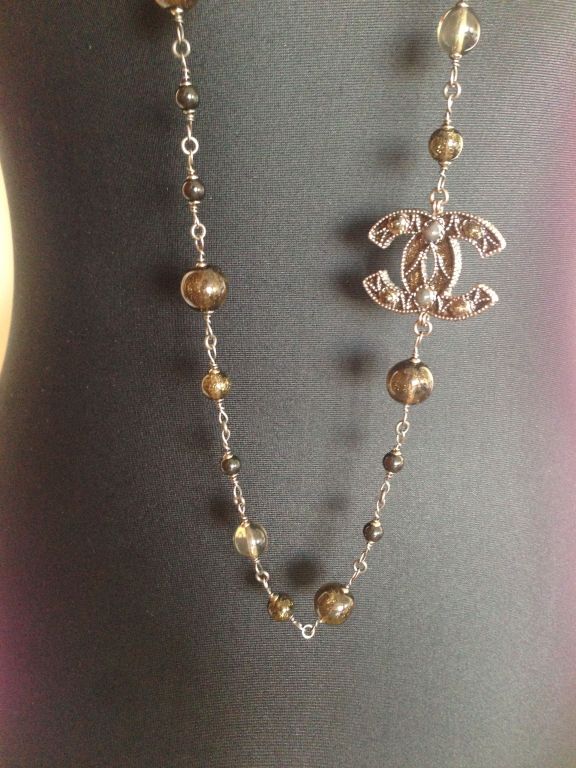 Chanel necklace Sautoir Pearls 1