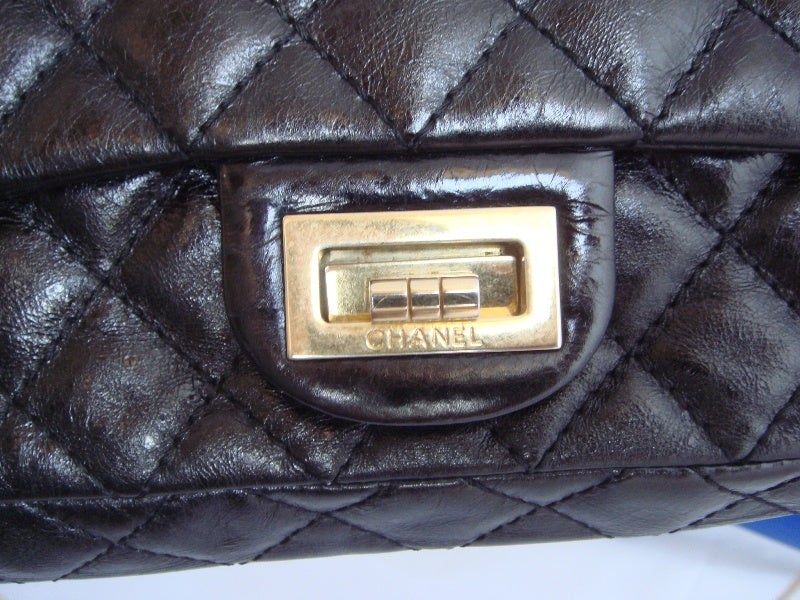 Handbag Chanel 2.55 baguette, 4
