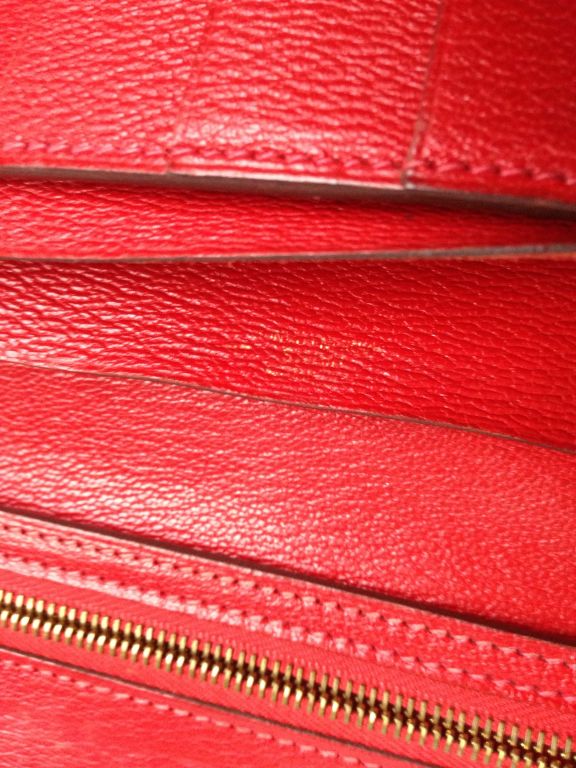 Hermes Bearn wallet Lizard Red 2