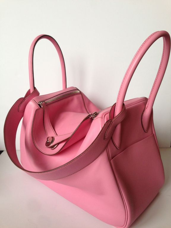 hermes replicas - hermes 34 pink lindy bag
