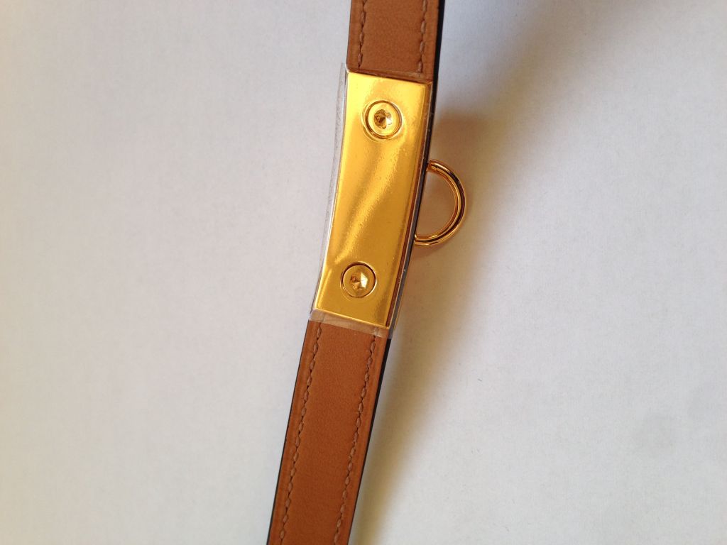 Hermes Rivale bracelet black and gold plated For Sale 2