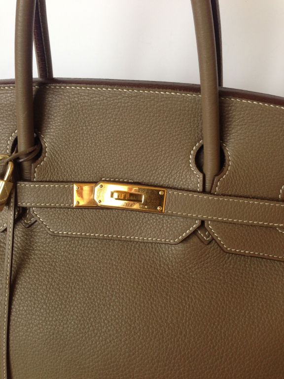 hermes taupe birkin 40  