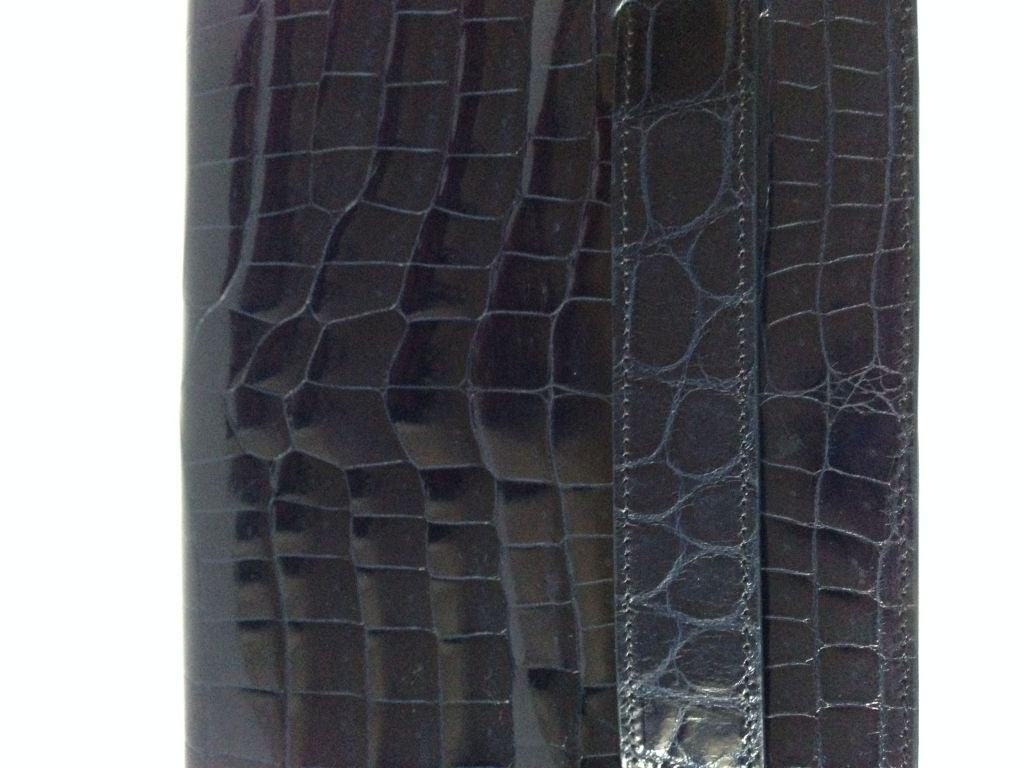 Valentino clutch in Crocodile In New Condition In Paris, FR