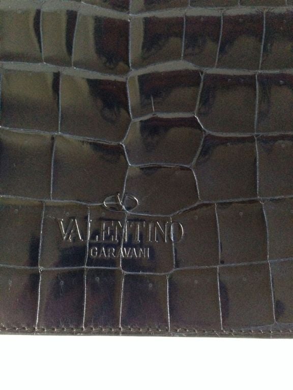 Valentino clutch in Crocodile 1