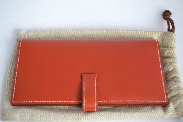 Hermes Bearn wallet Box Brique (sold out color)
