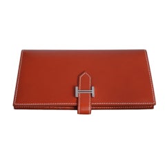 Hermes Bearn wallet Box Brique (sold out color)