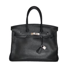 Authentic Hermès Birkin 35 Black