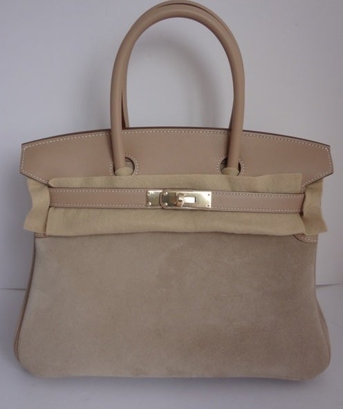 Women's Hermes Birkin 30 Grizzly Argile