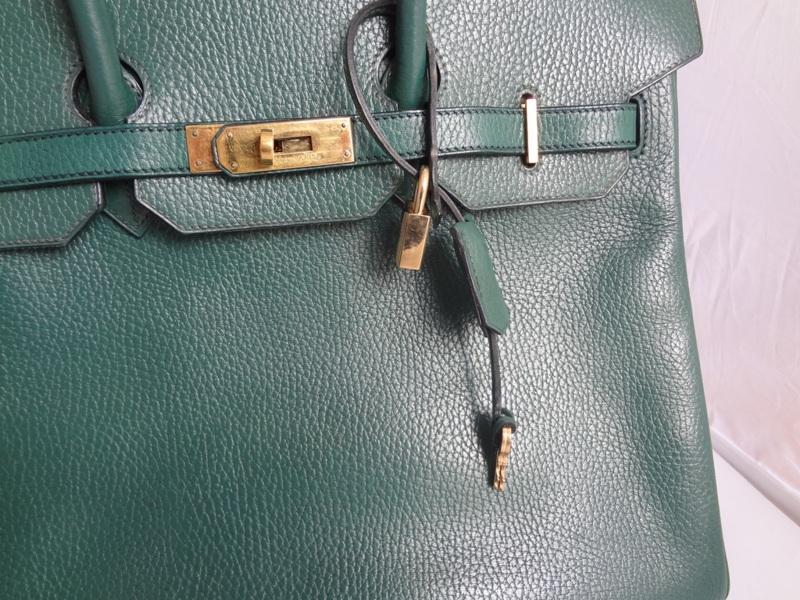 Authentic Hermès Birkin 35 Vache Ardennes Vert Foret 2