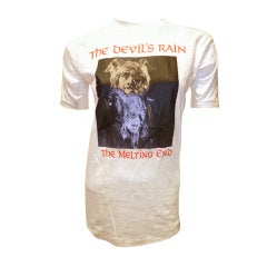 1975 Vintage Tee Shirt 'The Devil's Rain' Film Promotional