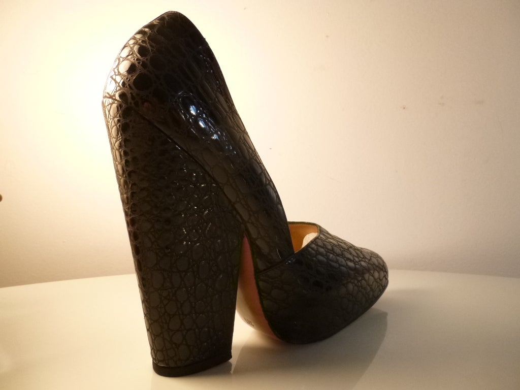 Fabulous Vivienne Westwood High Leather Platform Heels SZ 37 1/2 For Sale 5