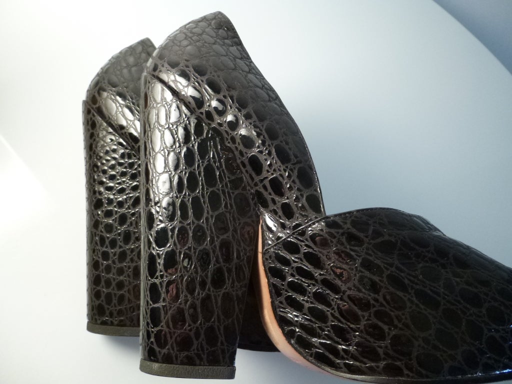 Fabulous Vivienne Westwood High Leather Platform Heels SZ 37 1/2 For Sale 6
