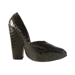 Vintage Fabulous Vivienne Westwood High Leather Platform Heels SZ 37 1/2