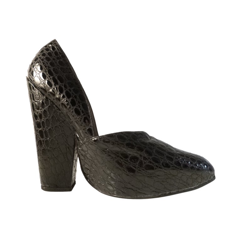 Fabulous Vivienne Westwood High Leather Platform Heels SZ 37 1/2 For Sale