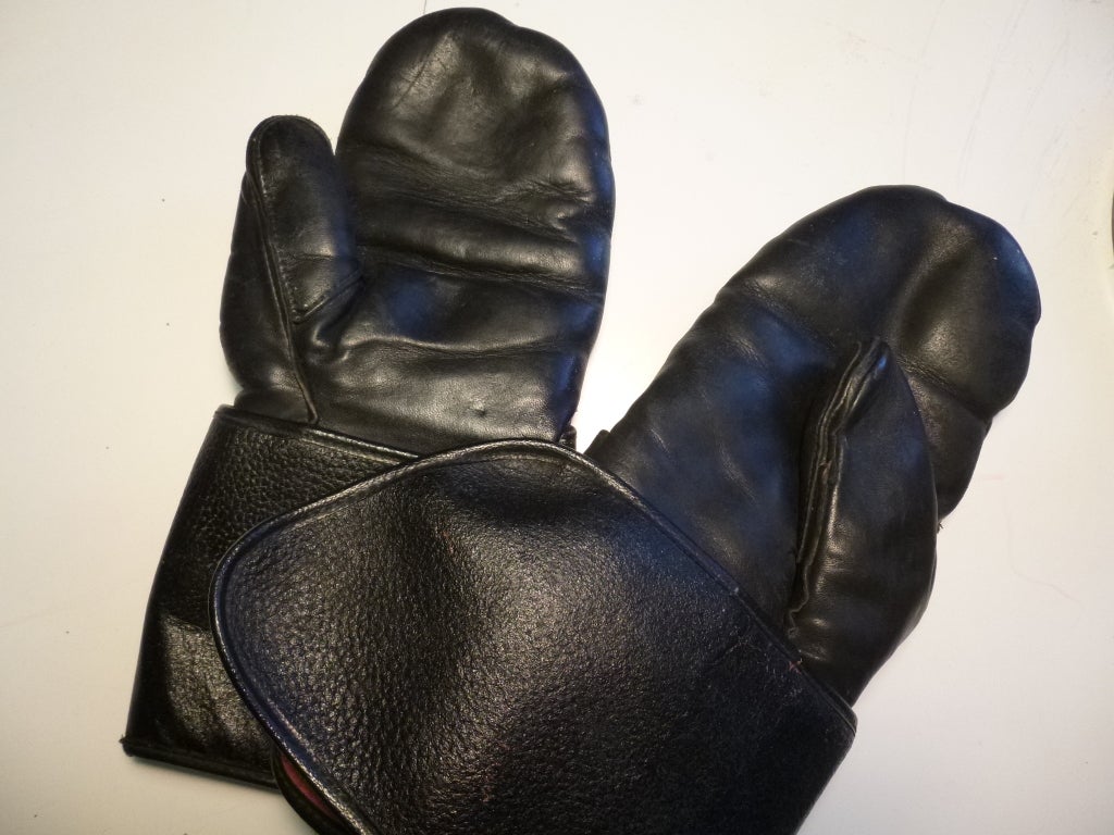 Vintage 1940s/1950s Customized Biker Motorcycle Gauntlet Gloves For Sale 4