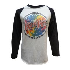 The Kinks 'One For The Road' USA Tour Vintage 1980 Tee Shirt