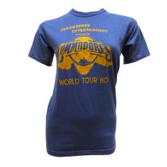 Commodores World Tour 1980 Vintage Tee Shirt