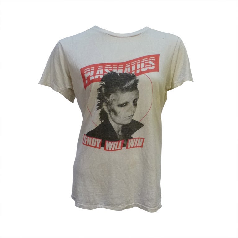 Vintage 1982 Plasmatics Wendy Will Win Tee Shirt Milwaukee For Sale