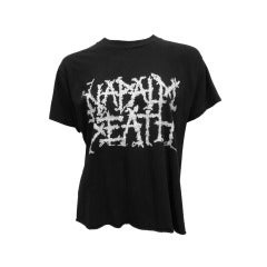 Killer Vintage 1987 Tee shirt Napalm Death Debut LP Scum