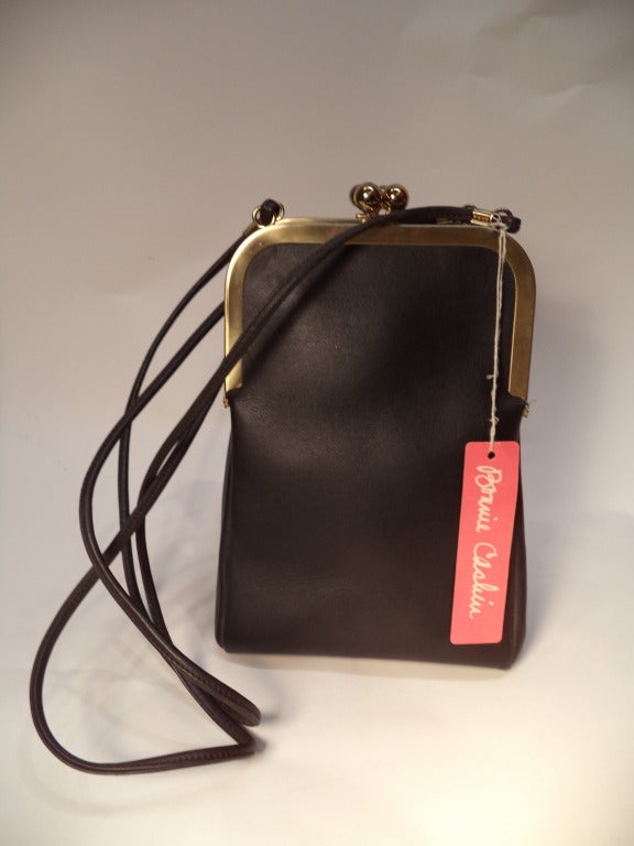 Vintage Deadstock Bonnie Cashin For Coach Leather Handbag 1968 Coty Award For Sale 4