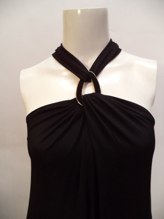 Gorgeous Vintage 1960s Donald Brooks Jersey Evening Dress