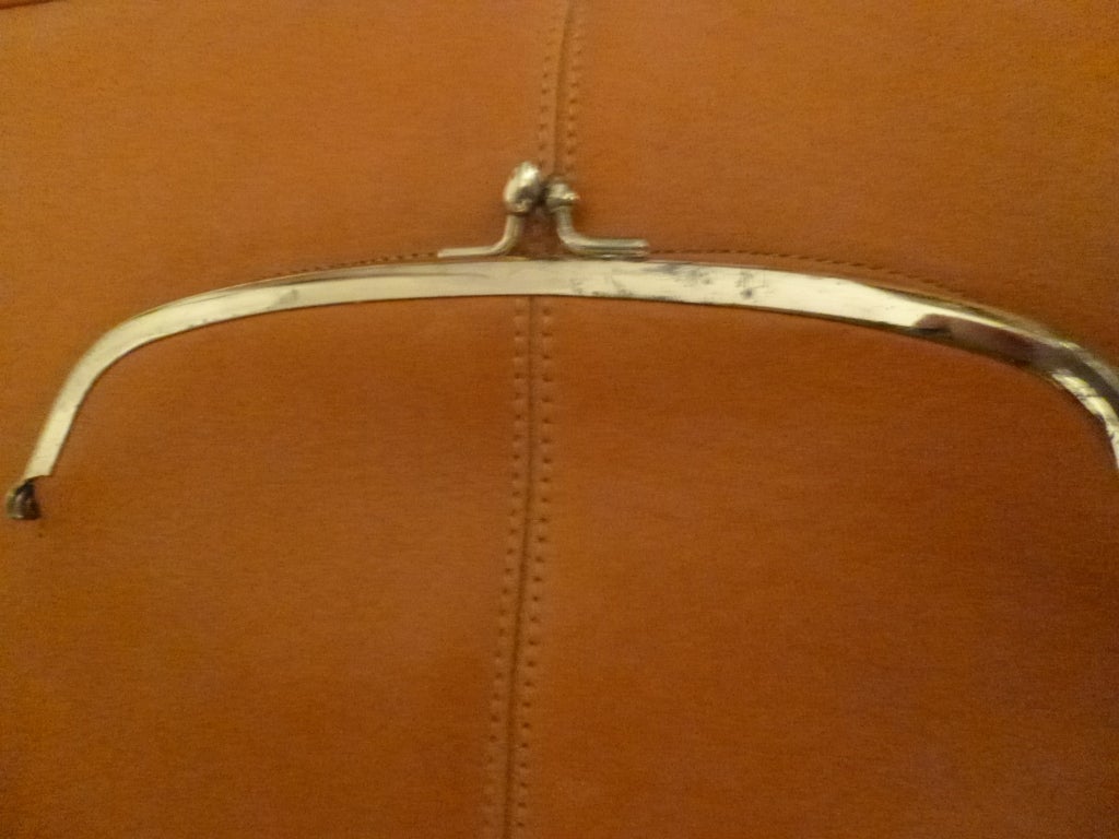 Vintage Bonnie Cashin For Coach Leather Handbag 1968 Coty Award For Sale 4