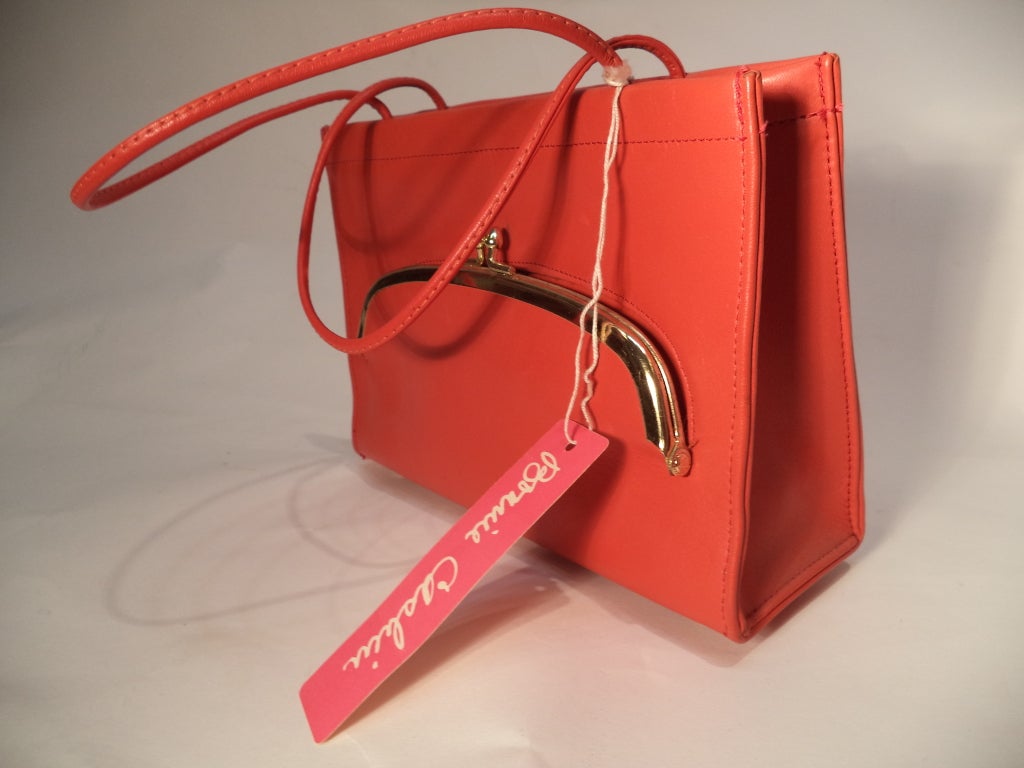 Vintage Deadstock Bonnie Cashin For Coach Leather Handbag 1968 Coty Award