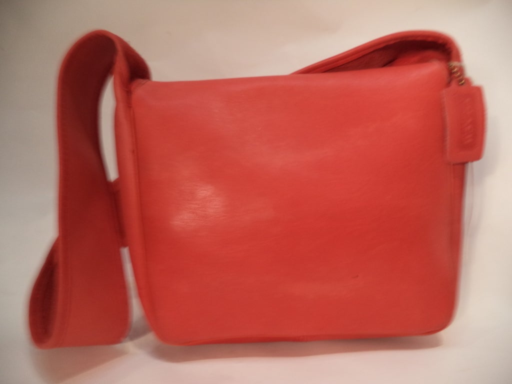 Women's Vintage Deadstock Bonnie Cashin For Coach Leather Handbag 1968 Coty Award For Sale