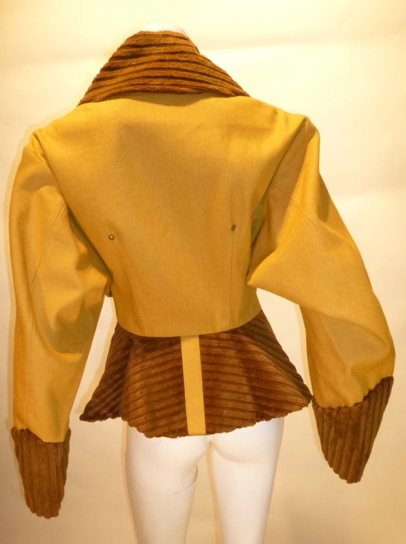 Vintage 1990s Isabel Toledo Architectural Structured Jacket For Sale 1