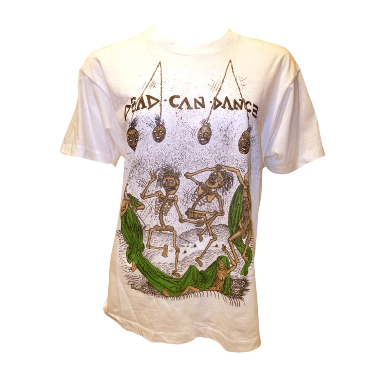 Dead Can Dance Vintage 80s Bootleg Tee Shirt For Sale