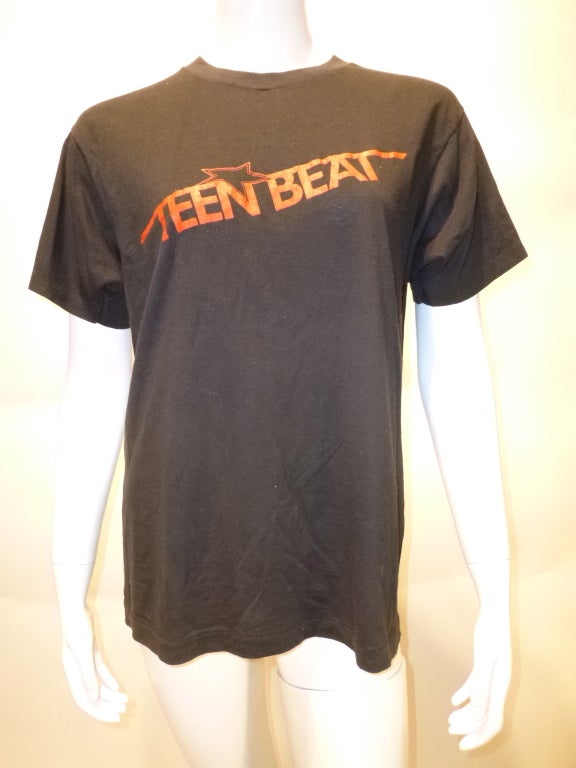 Vintage 1980s Teen Beat Magazine Promotional Tee Shirt