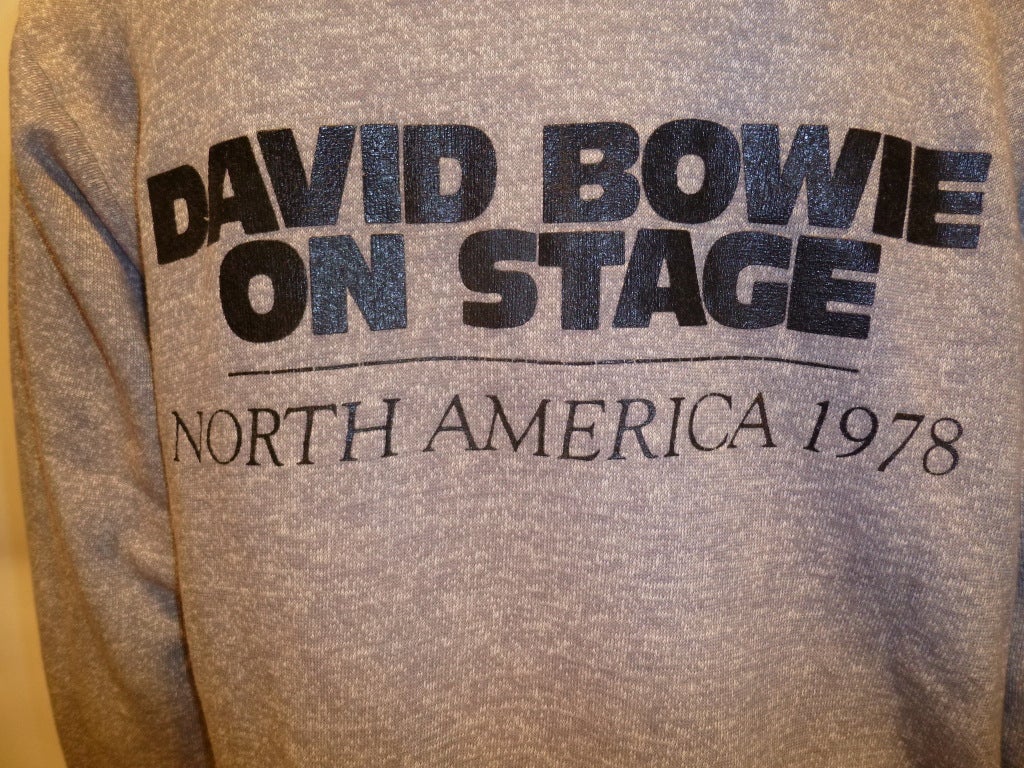 Vintage 1978 David Bowie On Stage Avalon Attractions L/S Shirt