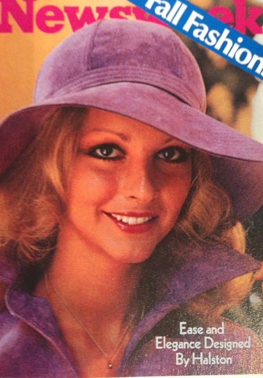 Women's Halston Hat Featured on Newsweek 1972 For Sale