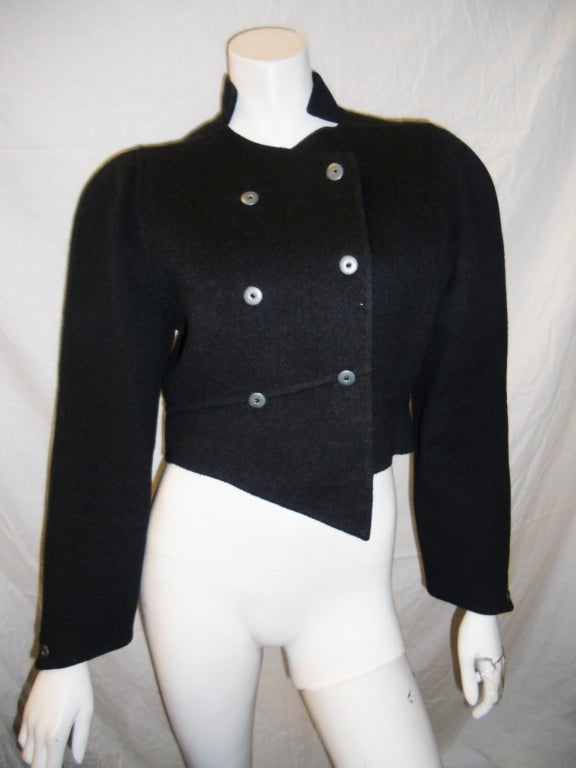 Vintage Millitary Geoffrey Beene Bolero Jacket