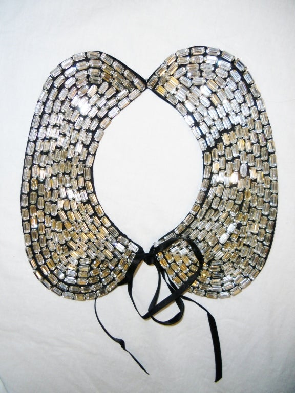 Geoffrey Beene Crystal Collar Necklace 4