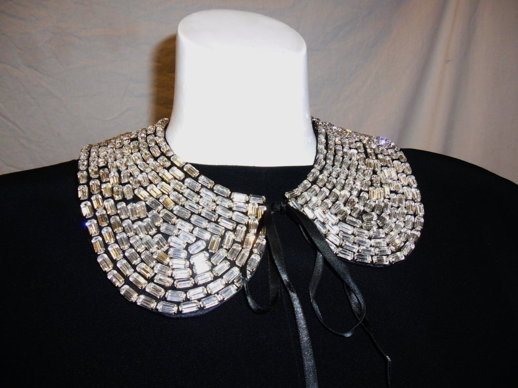 Geoffrey Beene Crystal Collar Necklace 5