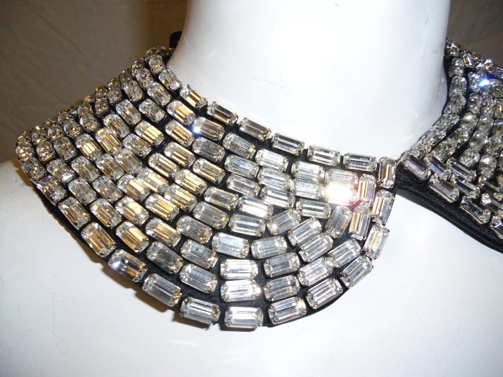 Geoffrey Beene Crystal Collar Necklace 1