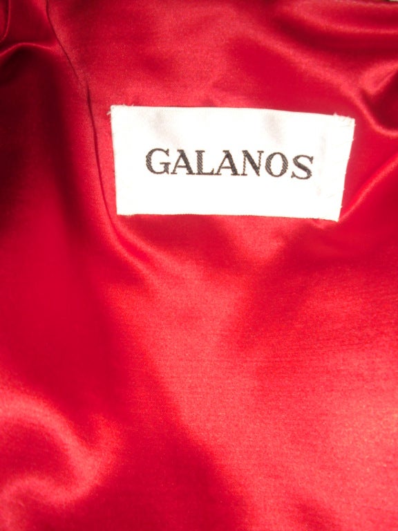 James Galanos Houndstooth Wool Blazer 3