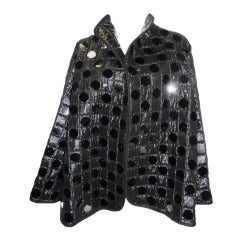 Geoffrey Beene Black Evening Jacket  with large paillettes