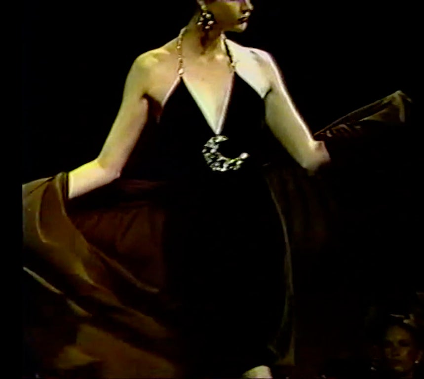 1985 Rare Christian Lacroix for Jean Patou Haute Couture Runway Cocktail Dress  4