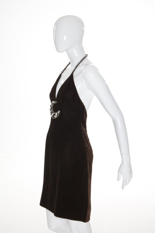 Black 1985 Rare Christian Lacroix for Jean Patou Haute Couture Runway Cocktail Dress 