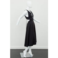Tom Ford silk dress for Yves Saint Laurent, Cut-outs & Lace-up