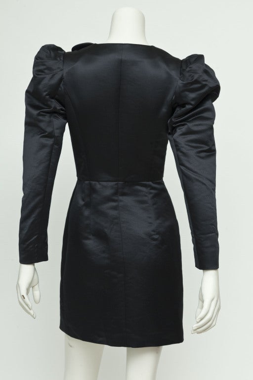 Yves Saint Laurent by Stefano Pilati Black Cocktail Dress 4